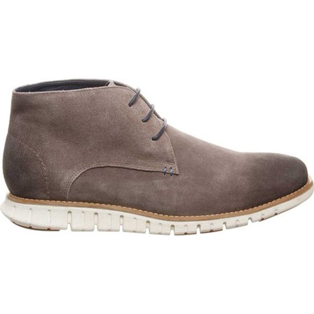 Bota chukka Gabe II de ante de vaca gris para hombre de Bearpaw