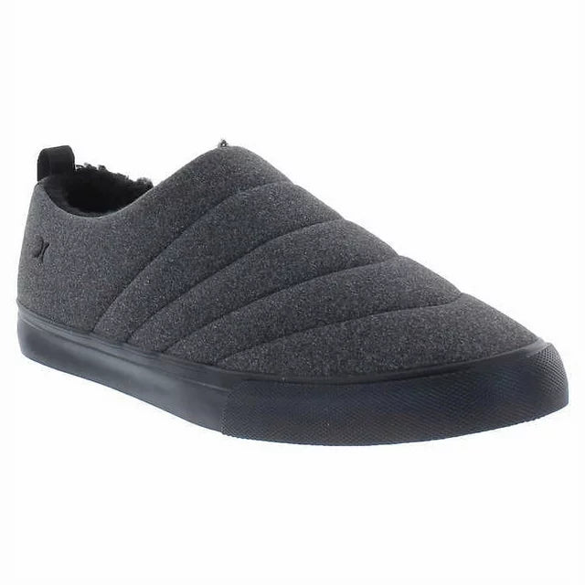 Sabots Hurley Arlo Puff pour hommes, chaussures d'hiver grises 