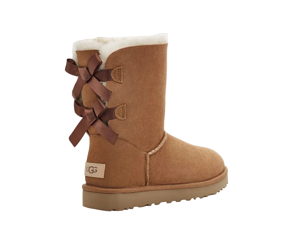 Bottes Ugg Bailey Bow II pour femmes, châtaigne 