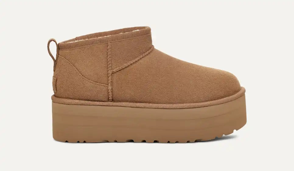 Ugg Classic Ultra Mini Plataforma para mujer en color castaño 1135092