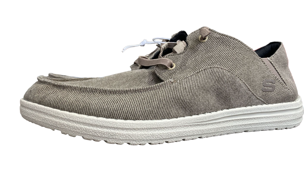 Skechers Zapatillas sin cordones de lona suave para hombre, artículo/artículo 1669050