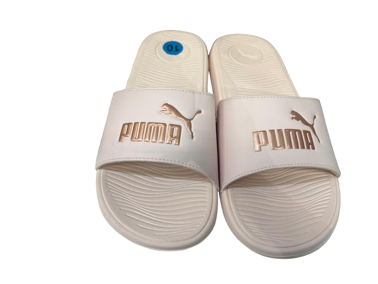 Chanclas Puma Cool Cat para mujer en rosa y dorado