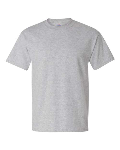 Camisetas Hanes Beefy para hombre en acero claro 