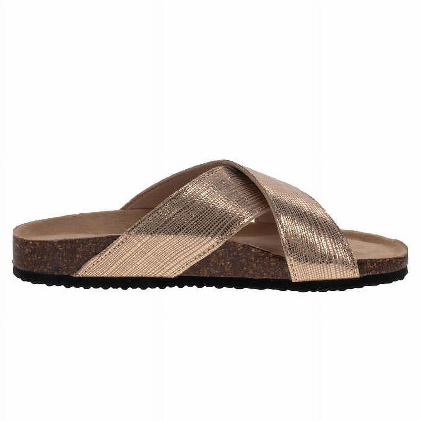 Sandale croisée métallique pour femme Western Chief 1676584 Or