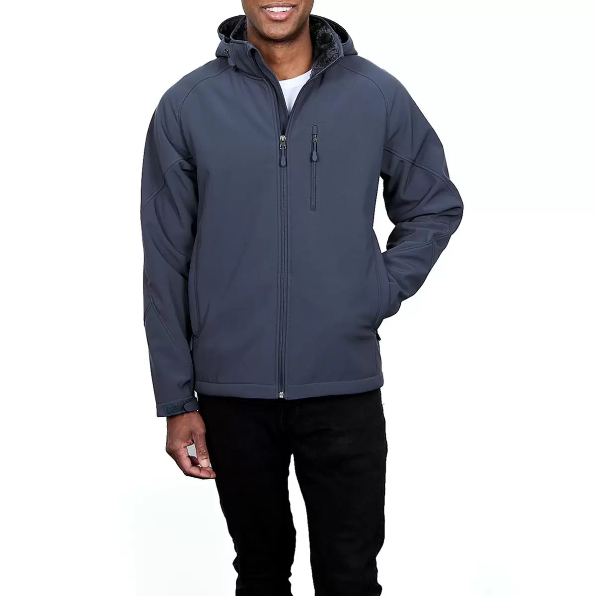 Kirkland Signature Veste softshell pour homme Bleu marine