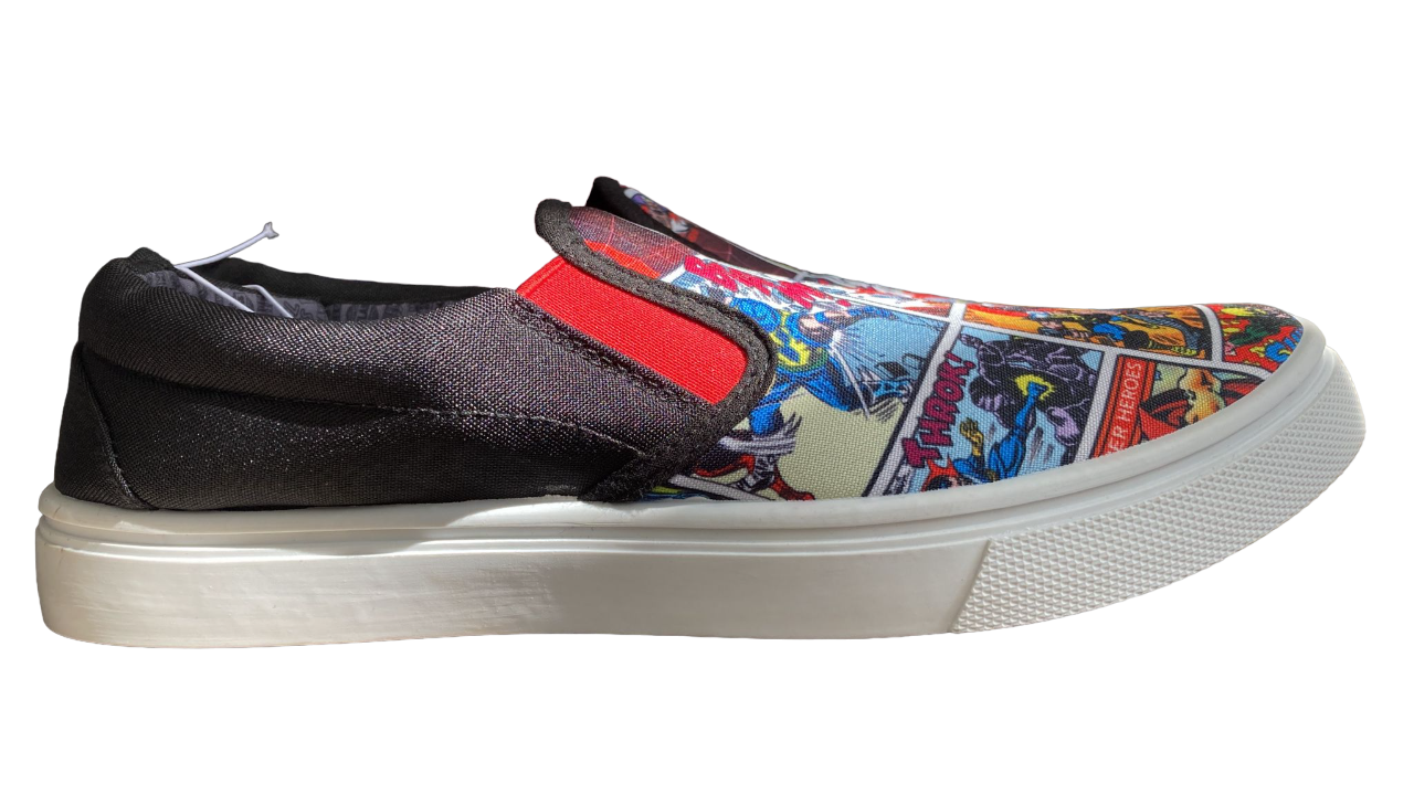 Zapato sin cordones para hombre con dibujos animados de Marvel RN#151473