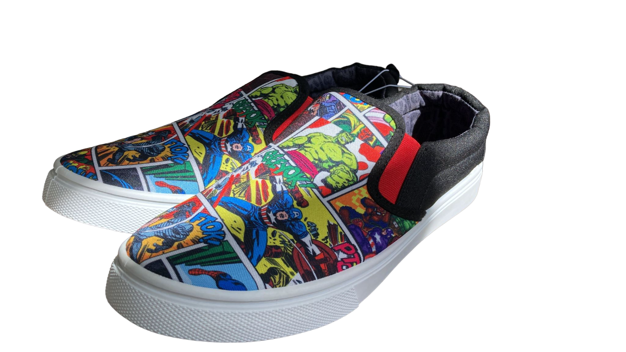 Chaussures à enfiler pour hommes Marvel Cartoon RN#151473