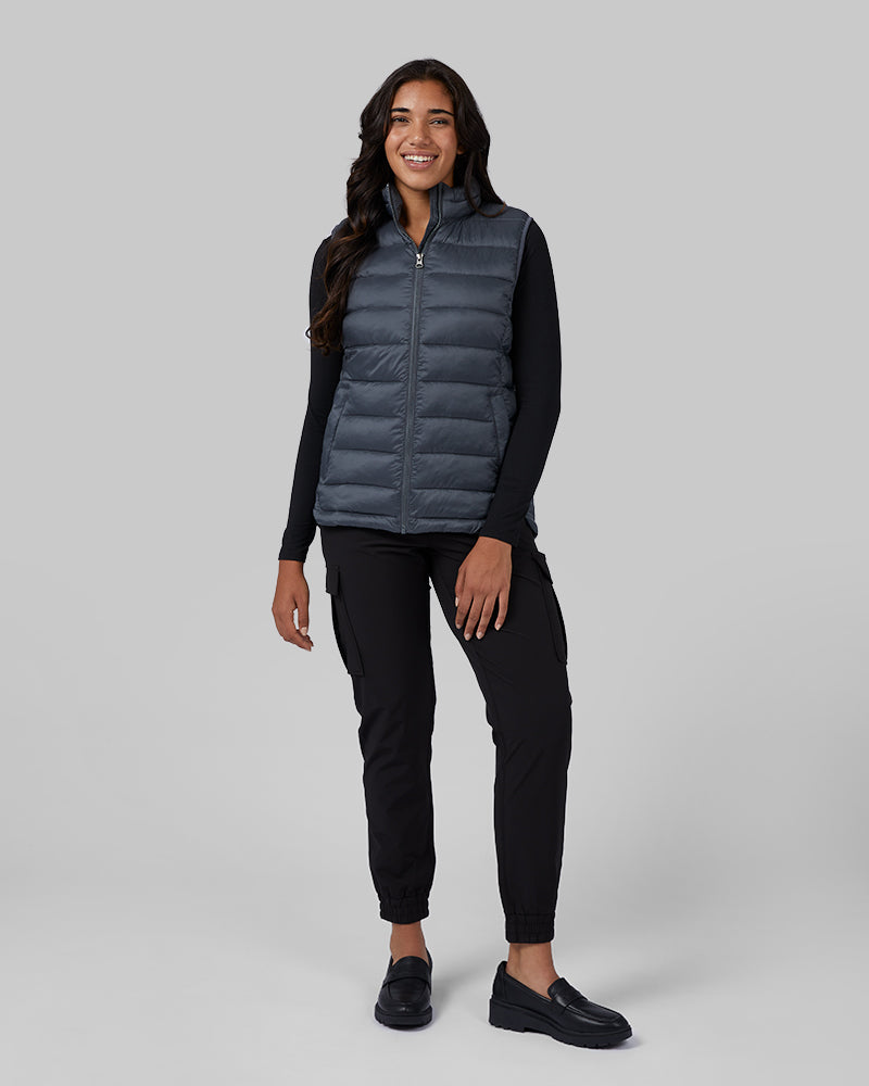 32 Degree Navy Puffer Vest Ladies