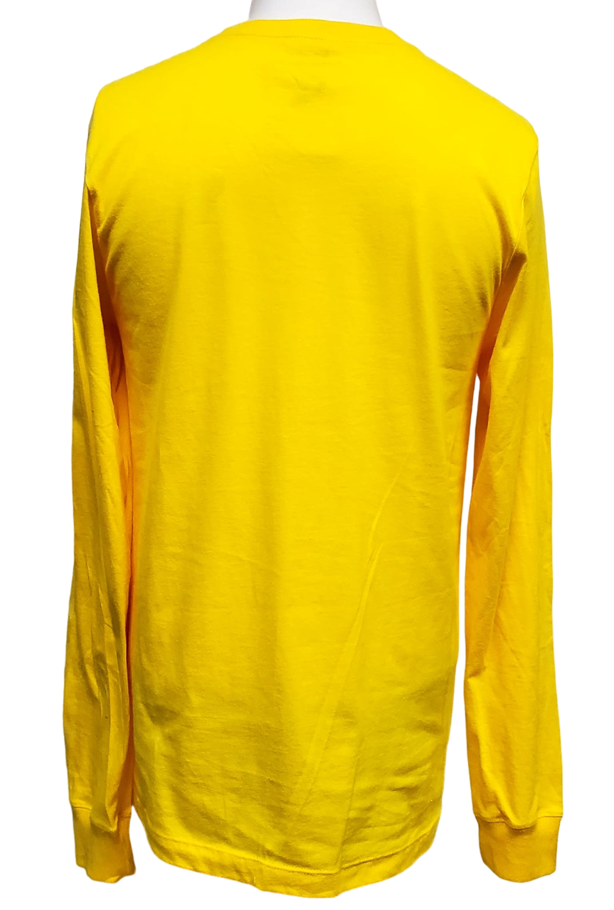 Nike Men's LS Yellow HAVE A NIKE DAY Shirt FN8569-749