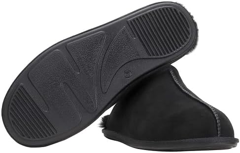 Chaussons d'intérieur et d'extérieur Kirkland Signature pour hommes, noir