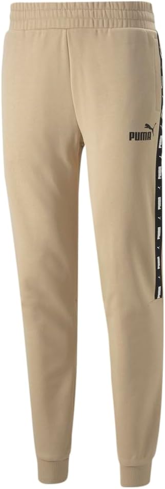 Pantalones deportivos con cordón y cinta Essential Tape de Puma para hombre en beige 849042 67