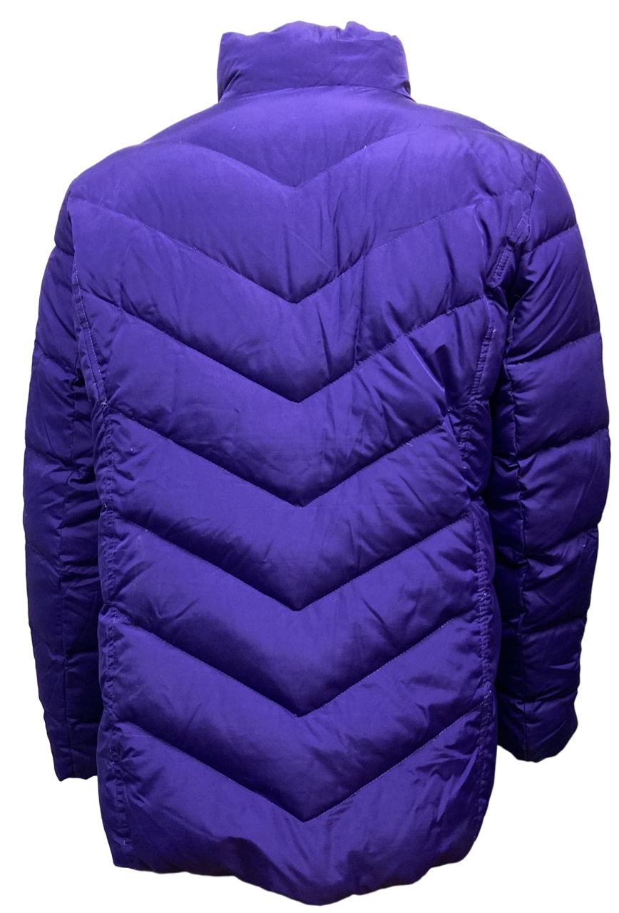 Lands' End Ladies' Classic Puffer Night Purple