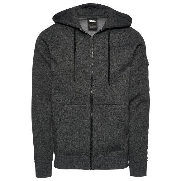 CSG Troupe Full-Zip Hoodie Heather Black