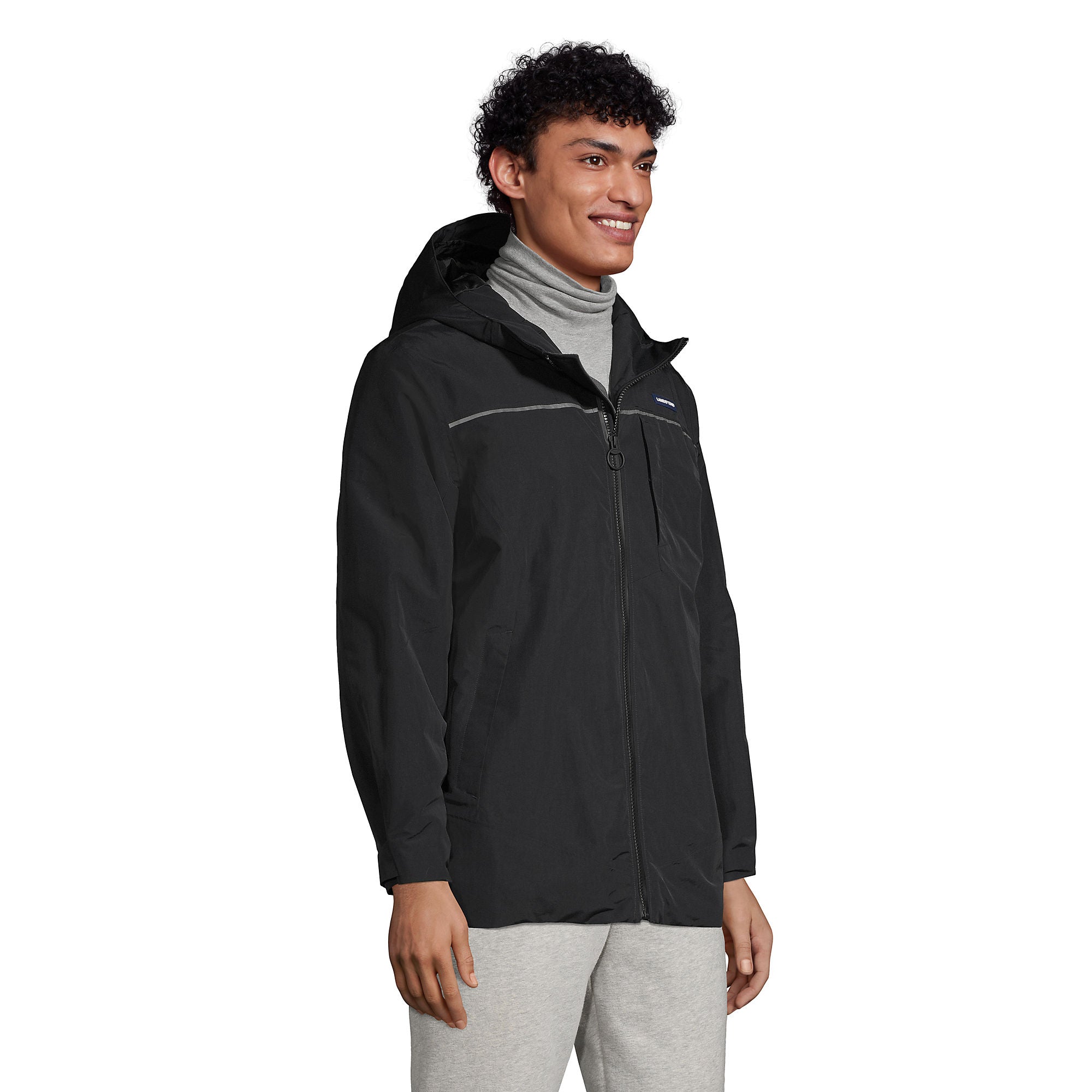 Chaqueta con capucha Squall para hombre de Lands' End