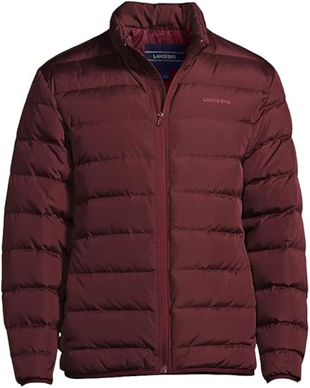 Doudoune pour homme Lands' End Bordeaux riche 