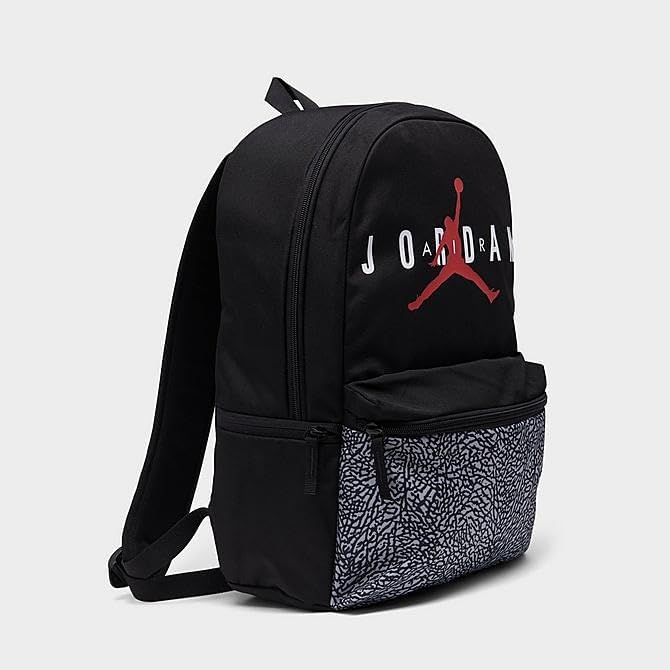 Nike Jordan HBR Air Back Pack, Black/Elephant Print 9A0462-010