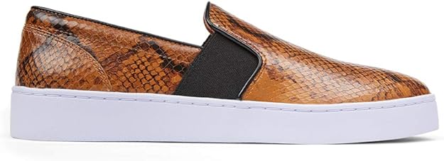 Mocassins Vionic pour femmes en cuir imprimé serpent