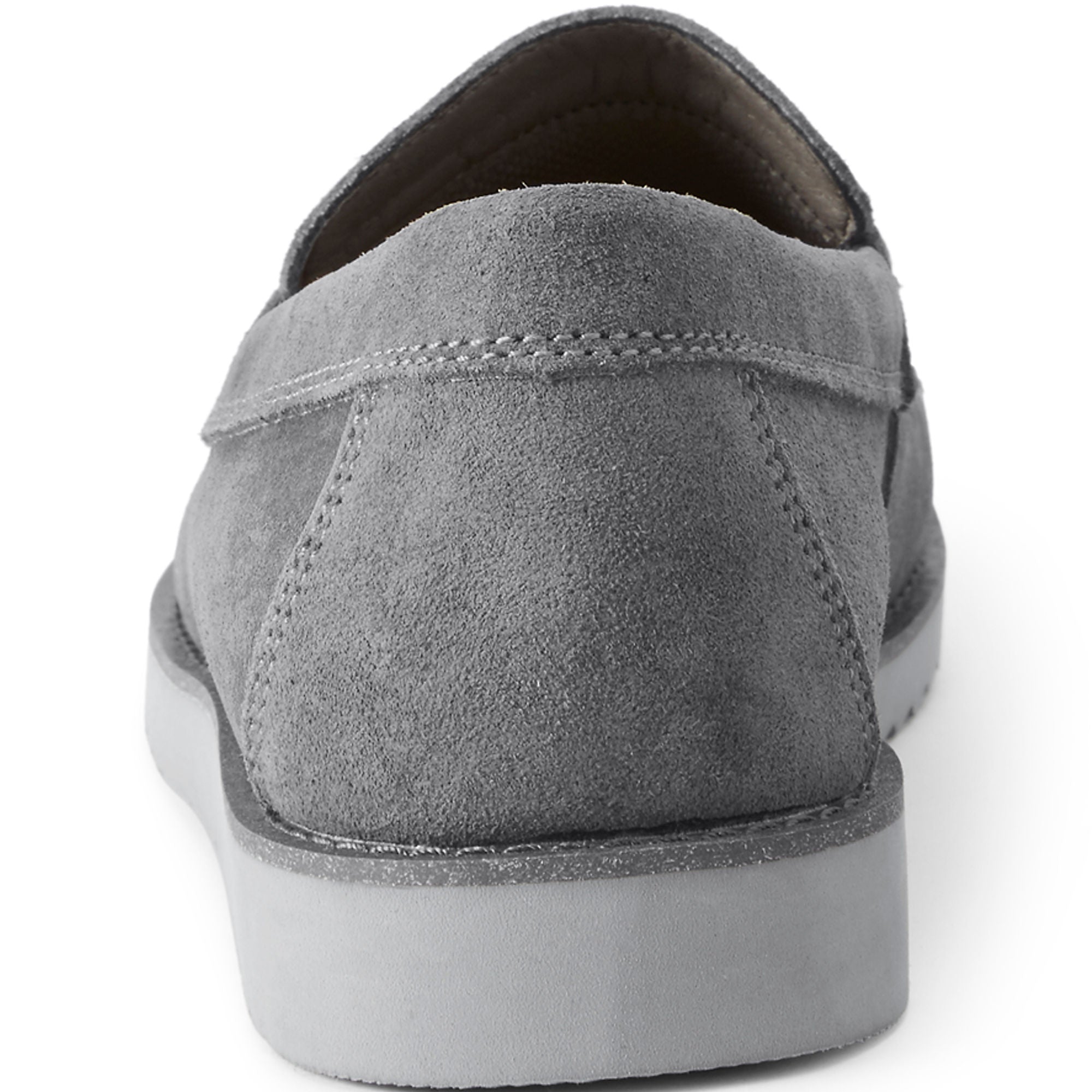 Mocasines casuales de ante cómodos para hombre de Lands' End 520215