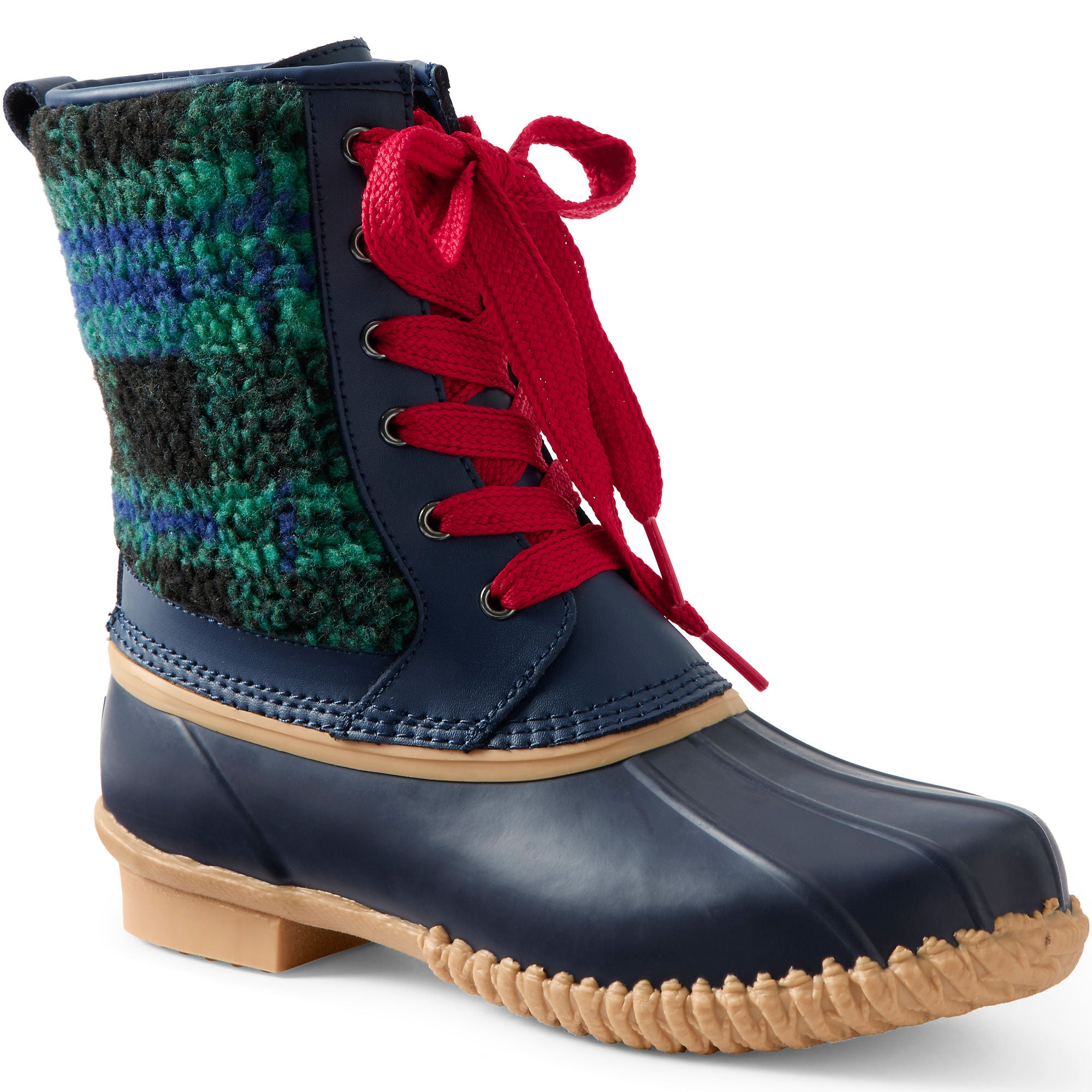 Botas de pato con forro polar Sherpa y aislamiento para mujer de Lands' End