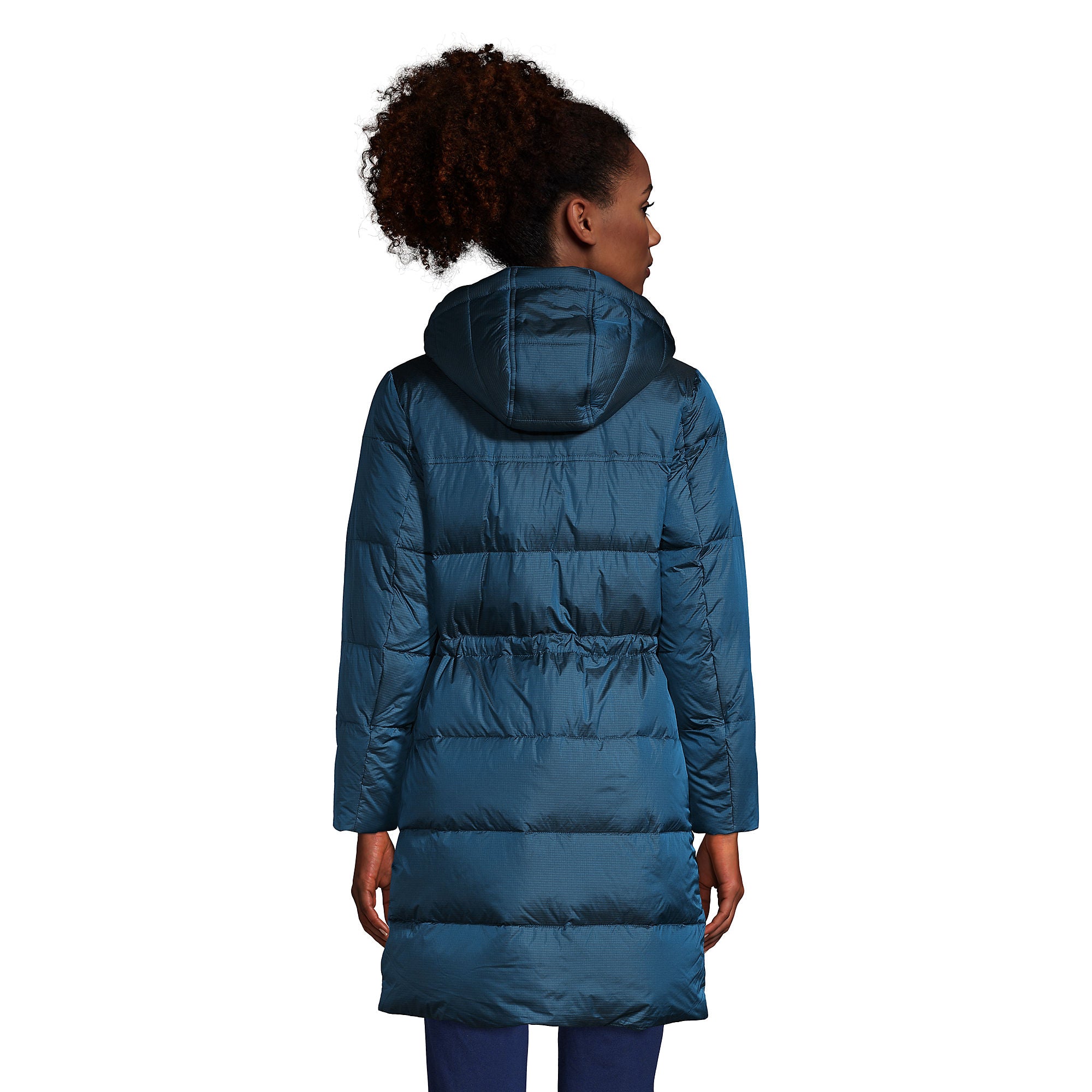 Manteau en duvet à larges canaux pour femme de Lands' End