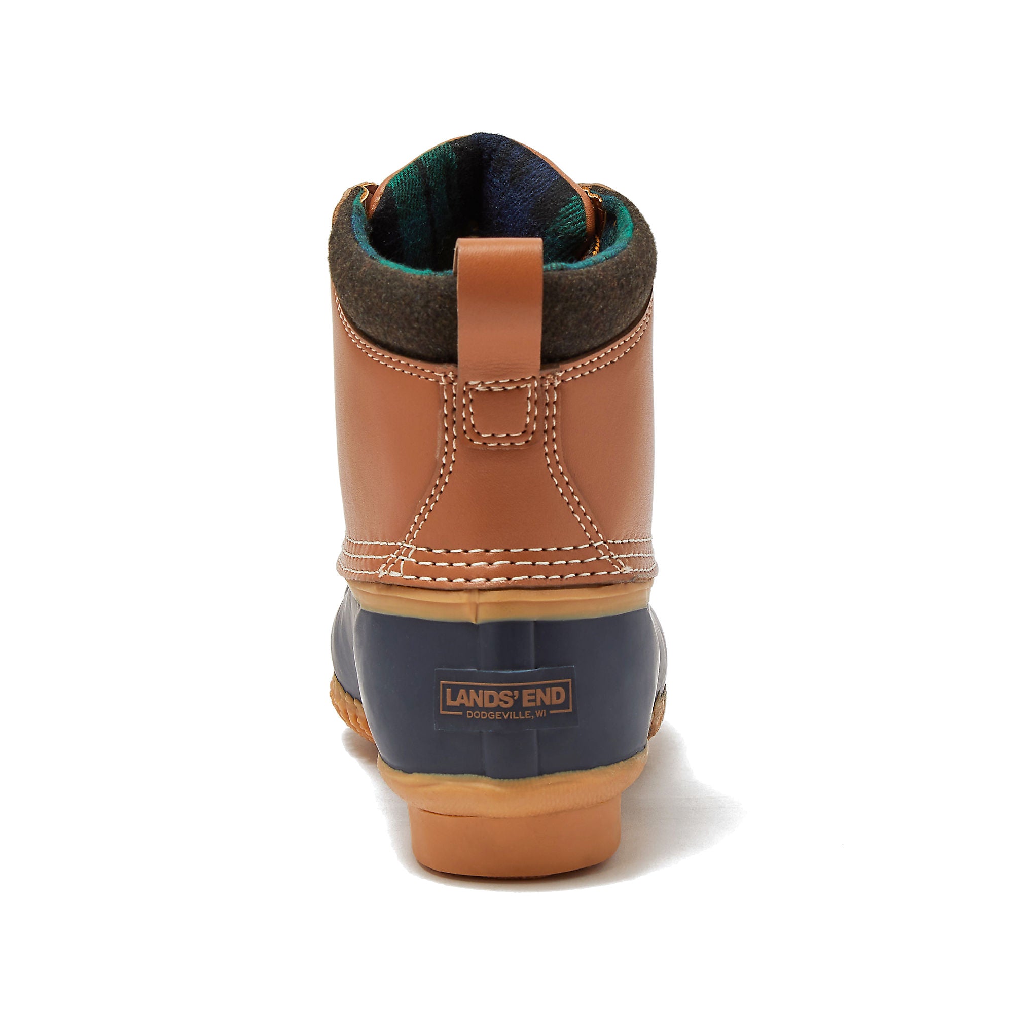 Bottes isolantes en cuir de canard pour femmes Lands' End Hazelnut