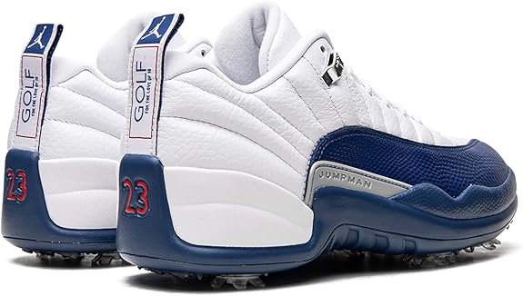 Air Jordan XII Low DH4120 101 Blanc/Bleu Français