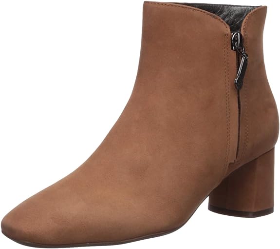 Bottines de luxe en cuir Houston pour femmes de Marc Joseph avec fermeture éclair