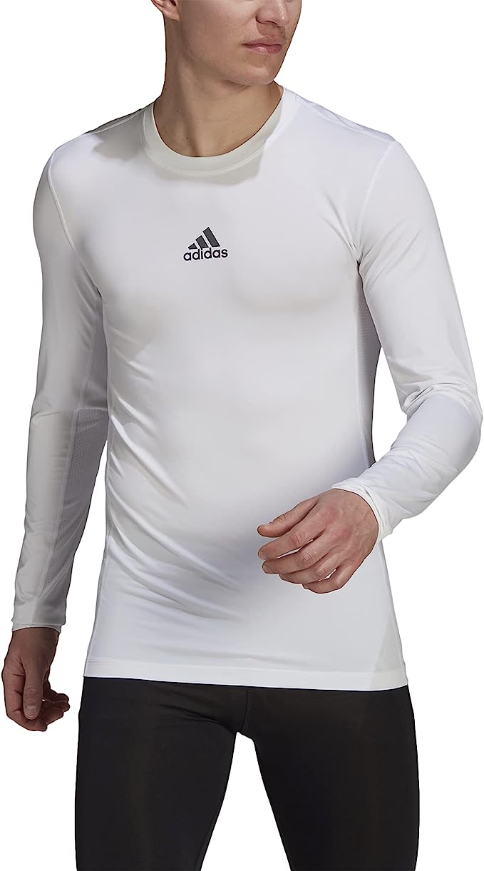 Haut de compression à manches longues Adidas Techfit - Football pour hommes GU7334