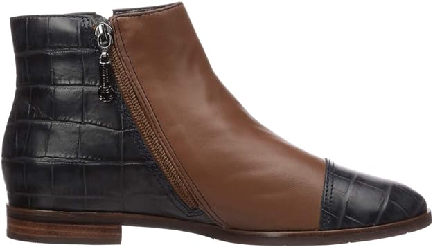 Bottines à fermeture éclair en cuir pour femmes Marc Joseph New York fabriquées au Brésil