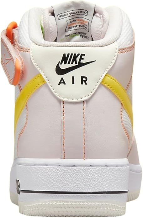 Nike Air Force 1'07 Mid FD0869 100 Blanc/Jaune Opti-Rose Perle