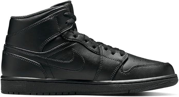 Air Jordan 1 Mid Noir/Noir-Noir 554724 093