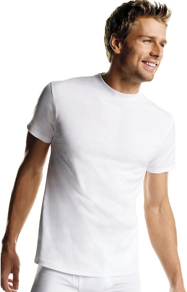 Chemise blanche pour homme de qualité supérieure Hanes