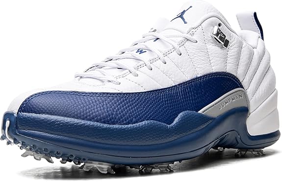 Air Jordan XII Low DH4120 101 Blanc/Bleu Français