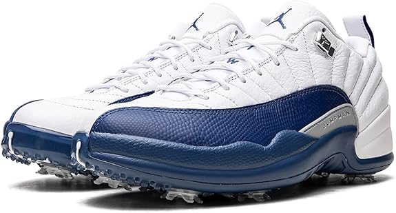 Air Jordan XII Low DH4120 101 Blanc/Bleu Français