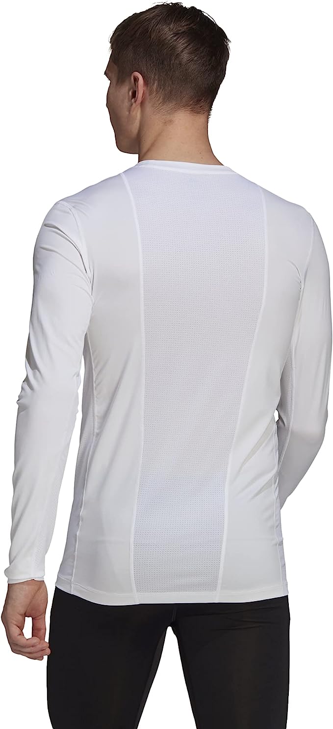 Camiseta de compresión de manga larga Adidas Techfit para fútbol de hombre GU7334