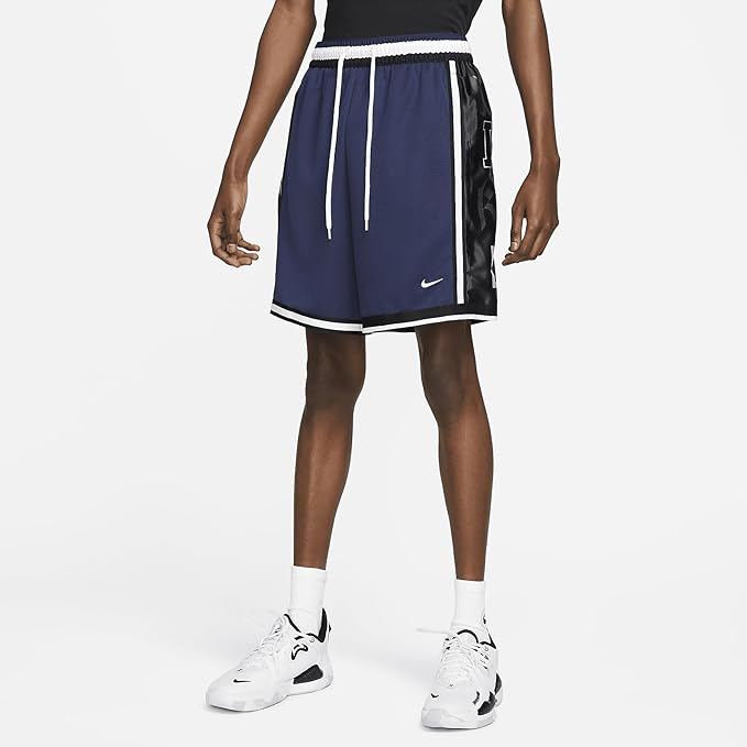 Short de basket-ball Nike Dri-FIT DNA 8 pouces pour homme (bleu marine nuit/bleu marine nuit/obsidienne foncée/, DX0255-410