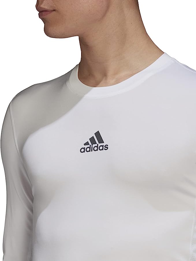 Camiseta de compresión de manga larga Adidas Techfit para fútbol de hombre GU7334