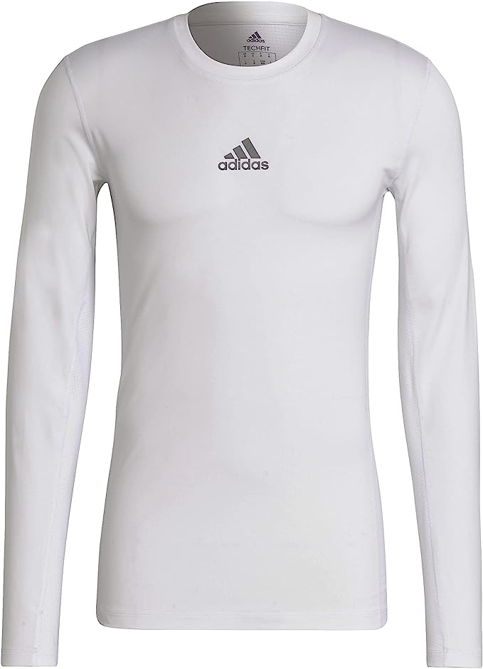 Haut de compression à manches longues Adidas Techfit - Football pour hommes GU7334