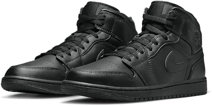 Air Jordan 1 Mid Noir/Noir-Noir 554724 093