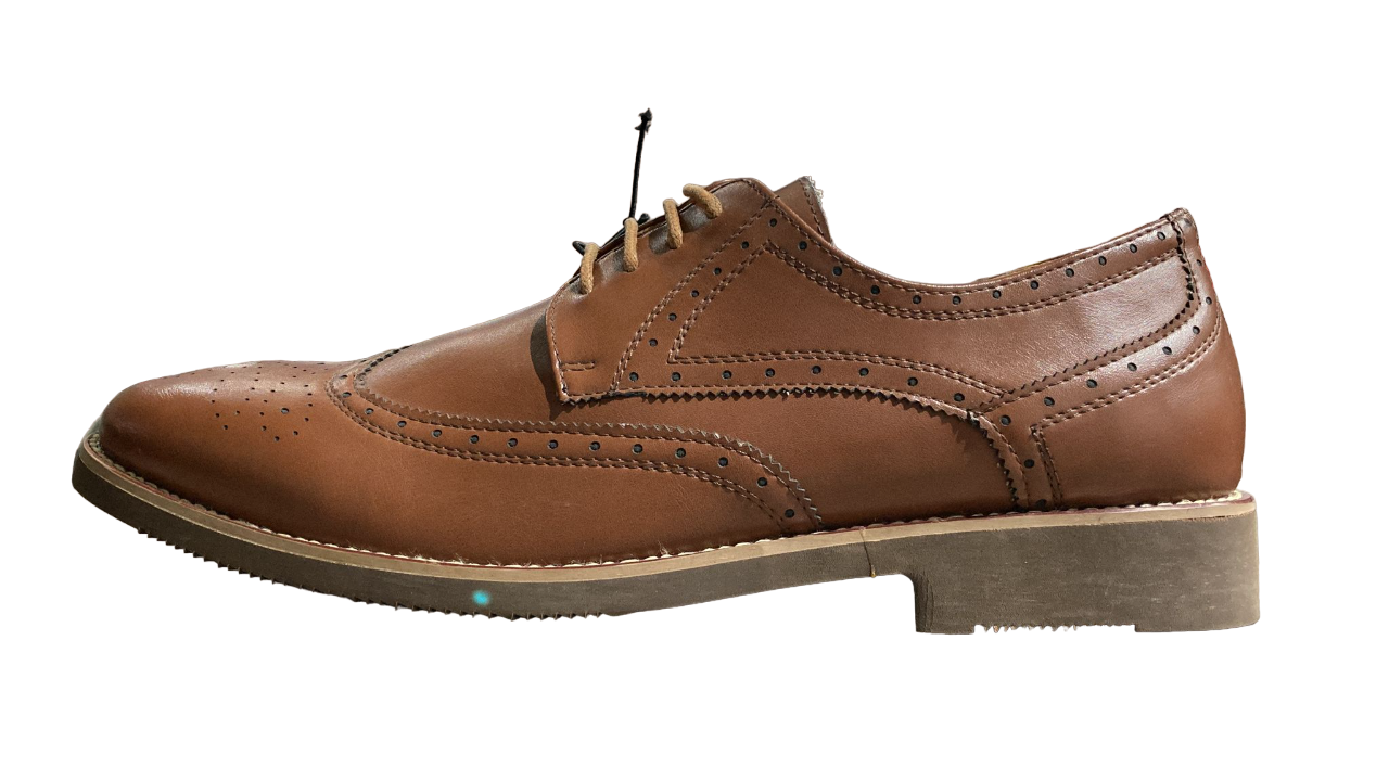 Chaussures Oxford marron pour hommes Golaiman