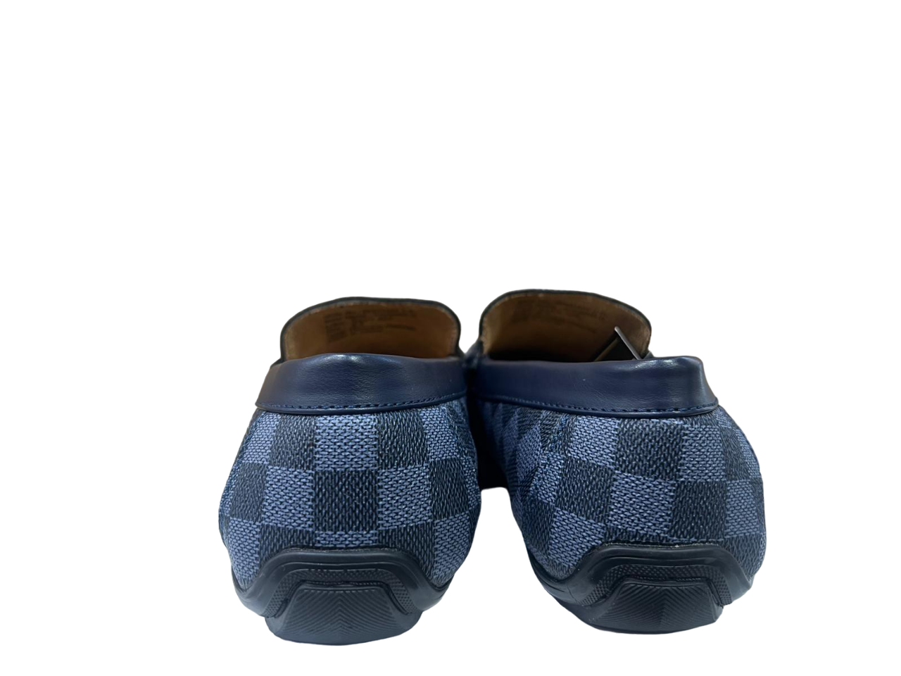 Mocasines de hombre Beverly Hills Polo Club en azul marino y negro a cuadros