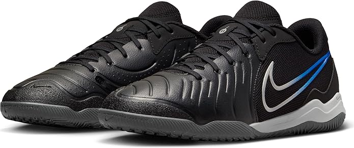 Nike Legend 10 Club IC para niños DV4354 040 Negro/Cromo-Hiperreal