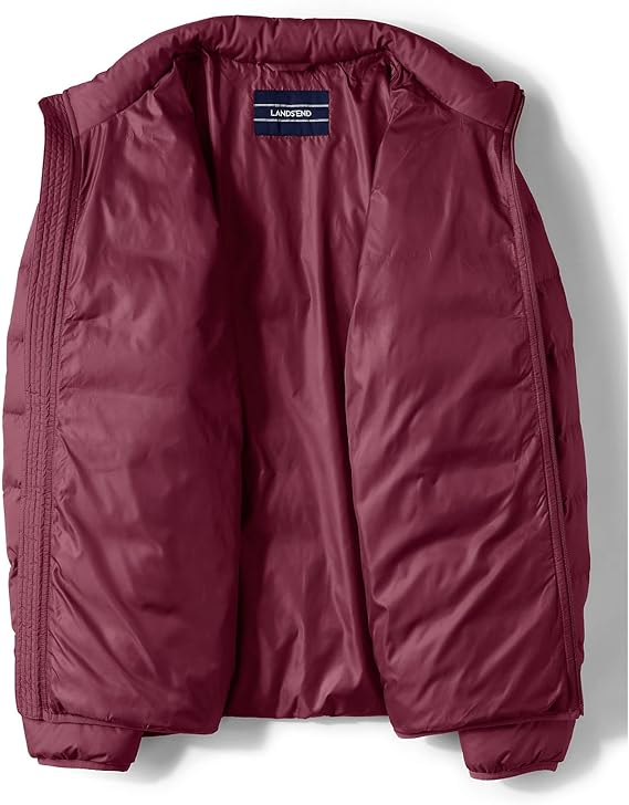 Doudoune pour homme Lands' End Bordeaux riche 