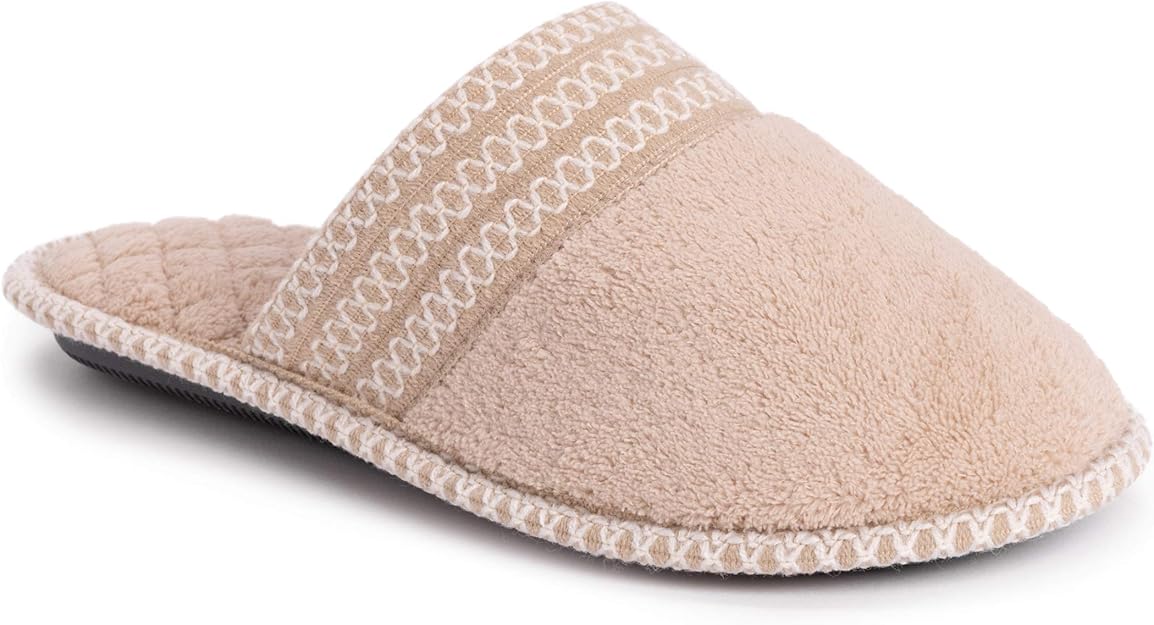 Chaussons en micro-chenille Cathy pour femmes de Muk Luks - Miel et blé