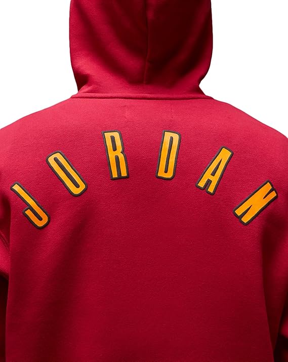 Sweat à capuche en polaire rouge cardinal Flight MVP de Jordan pour homme FB7021-619