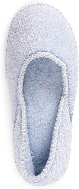 Chaussons Beverly en micro-chenille pour femme de Muk Luks - Bleu Freesia