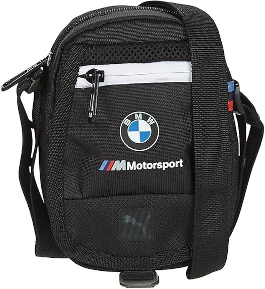 PUMA x BMW M Motorsport Small Portable Shoulder Bag Black