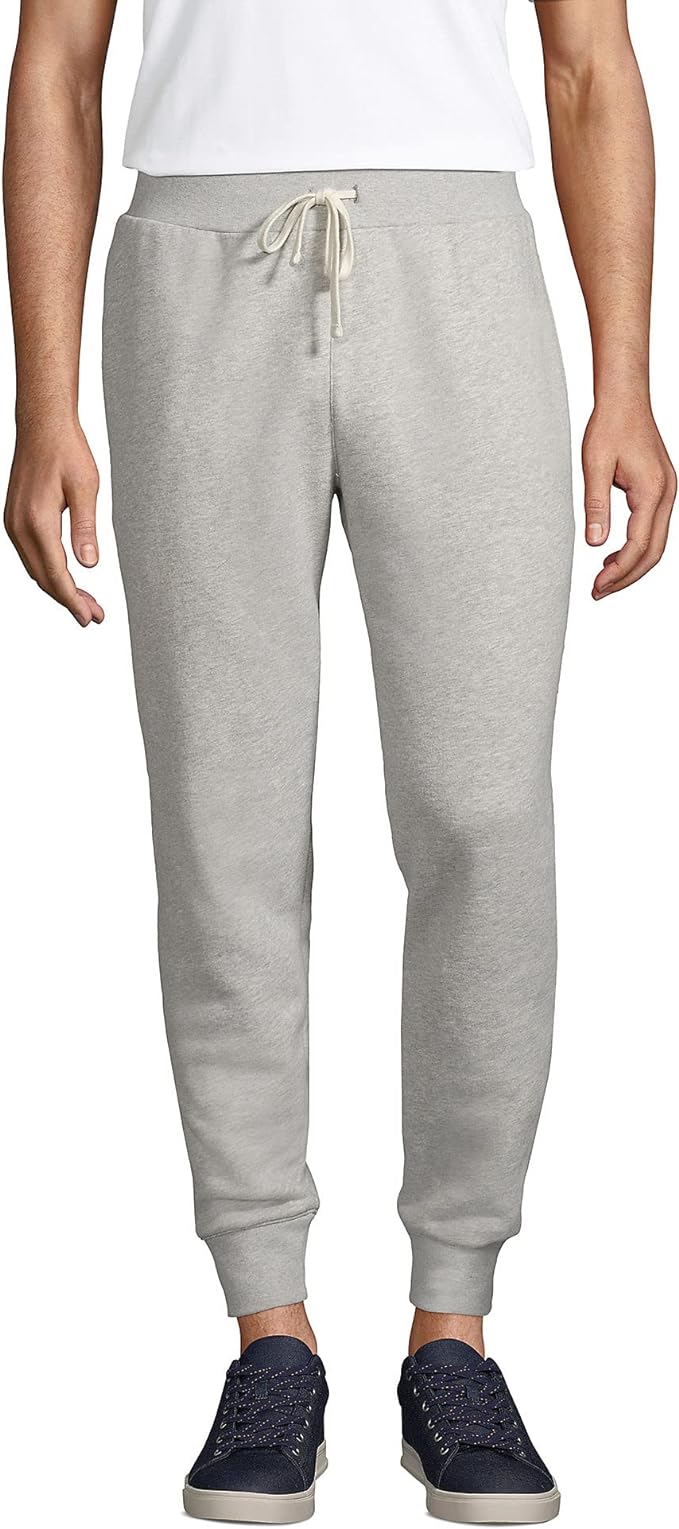 Pantalon de jogging Serious Sweats pour homme de Lands' End, gris chiné 5120259