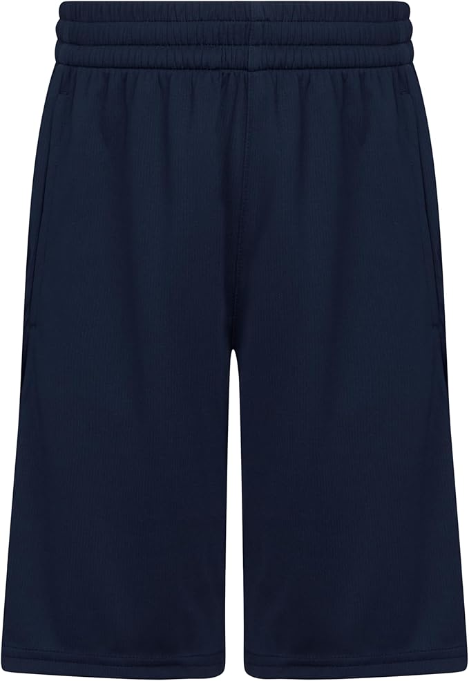 Pantalón corto Adidas Bold 3S con cintura elástica para niño, azul marino 412