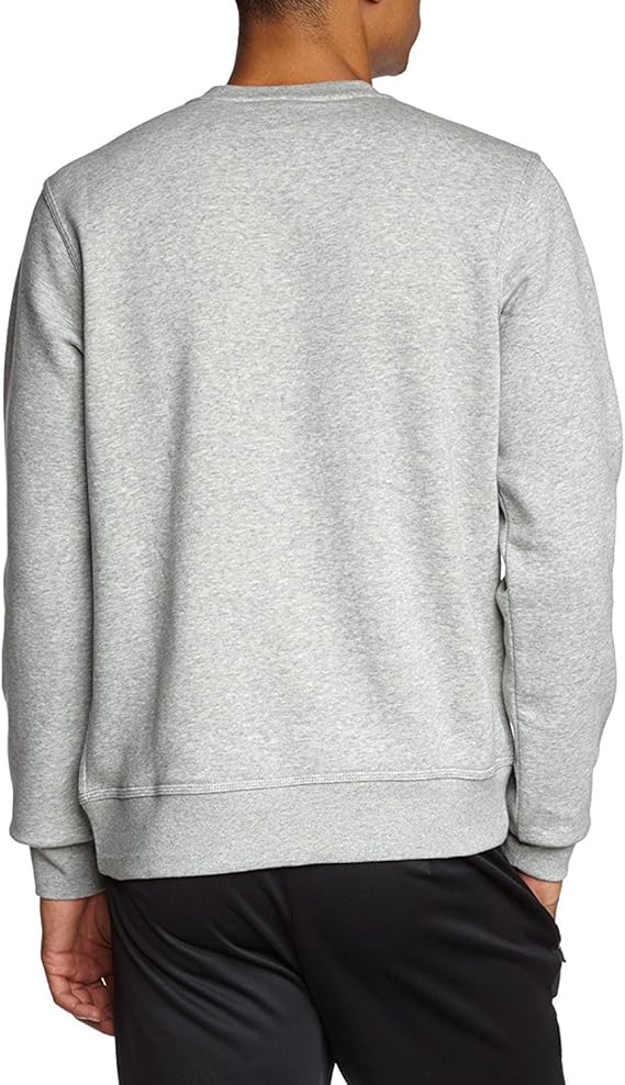 Sweat-shirt Nike Club Swoosh Crew pour homme Noir/Blanc 611467-010